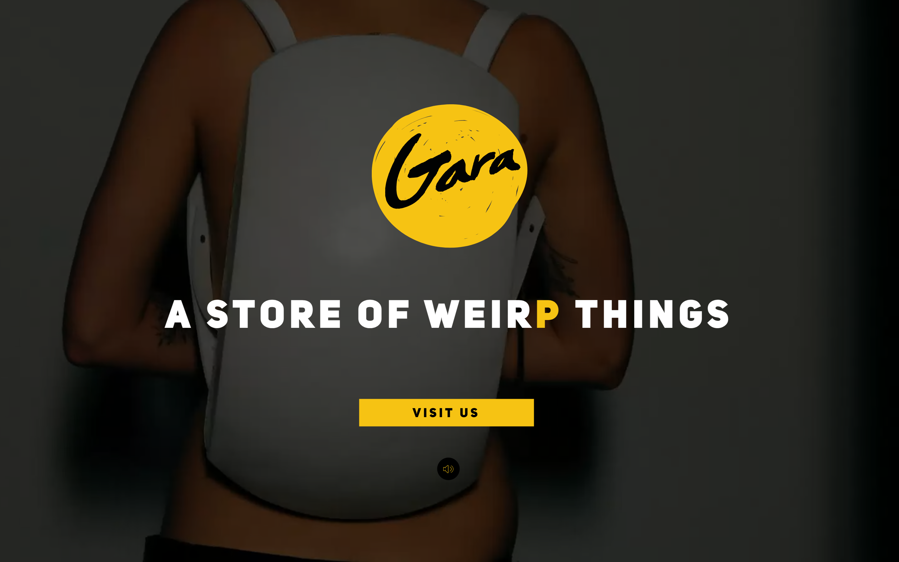 Gara landing with store of weird things and visit us